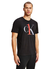 Футболка мужская Calvin Klein S/S CREW NECK, черная 000NM1903E WK5 42554 цена и информация | Мужские футболки | 220.lv