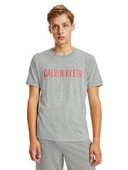 Мужская футболка Calvin Klein S/S CREW NECK, серая 000NM1959E W6K 42845 цена и информация | Мужские футболки | 220.lv