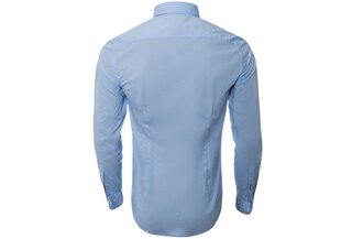 Мужская рубашка TOMMY HILFIGER CORE STRETCH SLIM POPLIN SHIRT, голубая 0867894704 474 цена и информация | Мужские рубашки | 220.lv