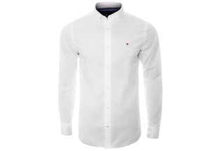 Мужская рубашка TOMMY HILFIGER CORE STRETCH SLIM POPLIN SHIRT, белая 867894704 100 цена и информация | Мужские рубашки | 220.lv