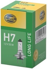 Hella 8GH 007 157-201 H7 12V/55W Long Life spuldze (1 gab.) cena un informācija | Auto spuldzes | 220.lv
