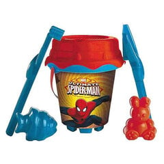 Smilšu rotaļu komplekts Spiderman, 6 d. cena un informācija | Ūdens, smilšu un pludmales rotaļlietas | 220.lv