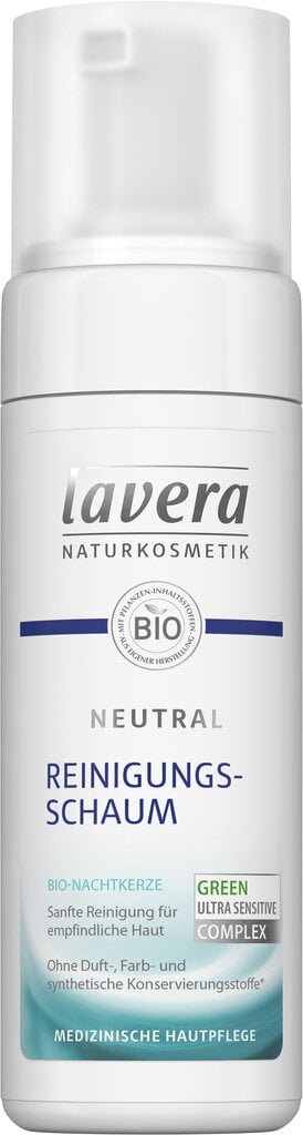 Sejas tīrīšanas putas Neutral Lavera, 150 ml цена и информация | Sejas ādas kopšana | 220.lv