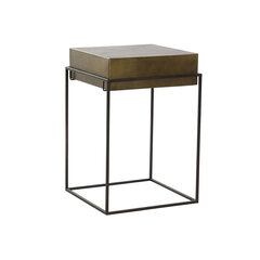 Вспомогательный стол DKD Home Decor Чёрный Позолоченный Металл (40.5 x 40.5 x 60.5 cm) цена и информация | Журнальные столики | 220.lv