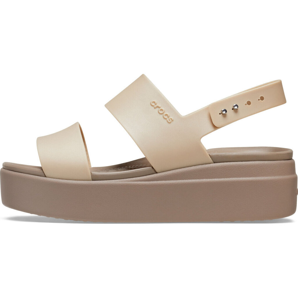 Crocs™ Brooklyn Metallic Low Wedge Women's 167527 цена и информация | Sieviešu sandales | 220.lv