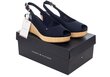 Sieviešu sandales Tommy Hilfiger ICONIC ELBA SLING BACK WEDGE NAVY FW0FW04788 DW5 15289 цена и информация | Sieviešu sandales | 220.lv