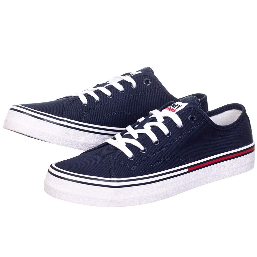 Sporta apavi vīriešiem Tommy Hilfiger JEANS ESSENTIAL LOW CUT NAVY EM0EM00962 C87 44105 cena un informācija | Sporta apavi vīriešiem | 220.lv