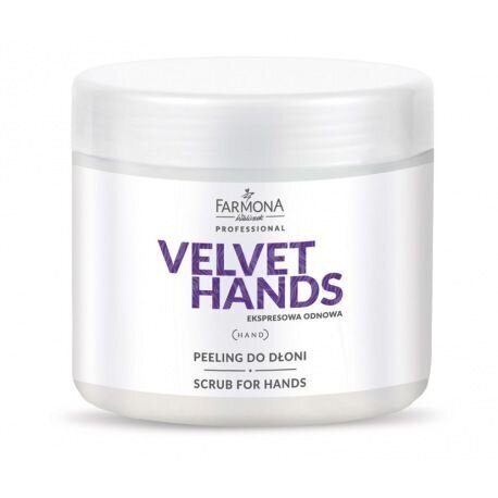 Roku skrubis Farmona Velvet Hands, 550 g cena un informācija | Nagu kopšanas piederumi | 220.lv