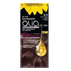 Ilgnoturīga matu krāsa uz eļļas bāzes bez amonjaka Garnier Olia, 5.12 Medium Royal Amethyst цена и информация | Краска для волос | 220.lv