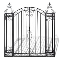 Декоративные железные входные ворота, 122 x 134 см цена и информация | Заборы и принадлежности к ним | 220.lv