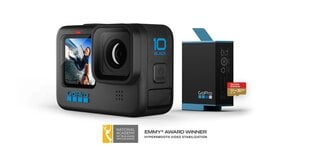 GoPro Hero 10 bundle, melns cena un informācija | GoPro Mobilie telefoni, planšetdatori, Foto | 220.lv