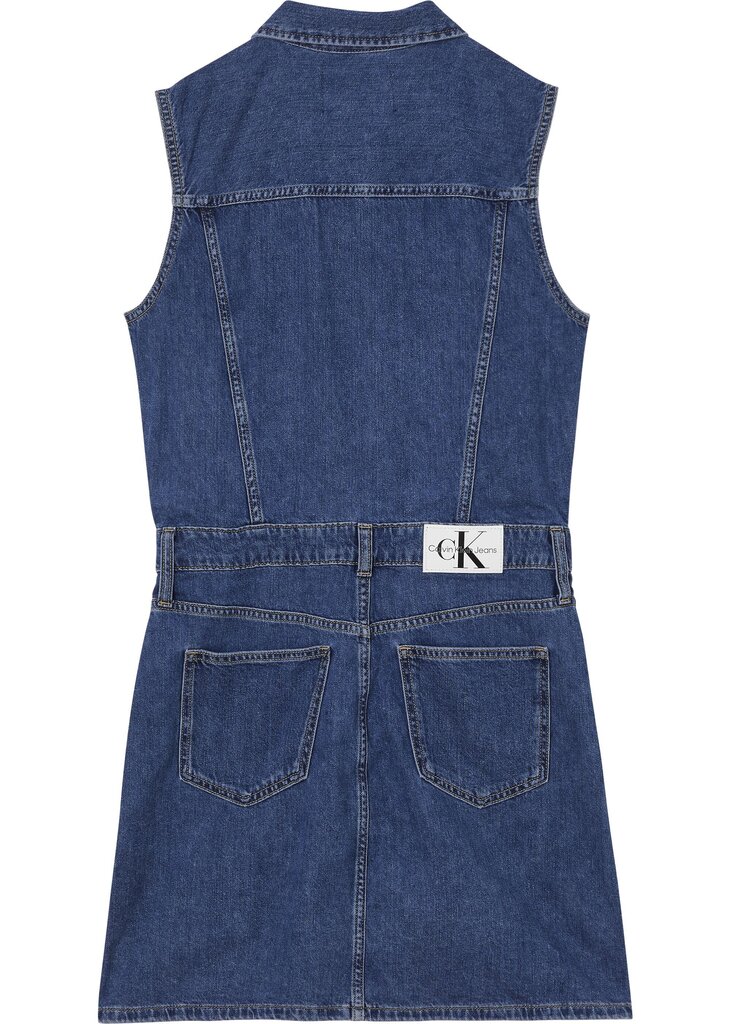 Kleita Calvin Klein SLEEVELESS DRESS DENIM J20J218479 1A4 44798 цена и информация | Svārki | 220.lv