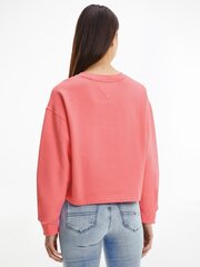 Женская толстовка Tommy Hilfiger TJW CROP TOMMY SIGNATURE CREW, розовая DW0DW12041 TIJ 44908 цена и информация | Женские толстовки | 220.lv