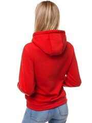Sarkans sieviešu džemperis ar kapuci "Molin" -XXL cena un informācija | Jakas sievietēm | 220.lv