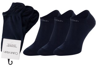 Zeķes vīriešiem Calvin Klein 3 pāri, tumši zilas 100001922 002 25292 цена и информация | Мужские носки | 220.lv