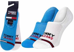 Мужские носки Tommy Hilfiger, 2 пары, белые/синие 701218958 004 43091 цена и информация | Мужские носки | 220.lv