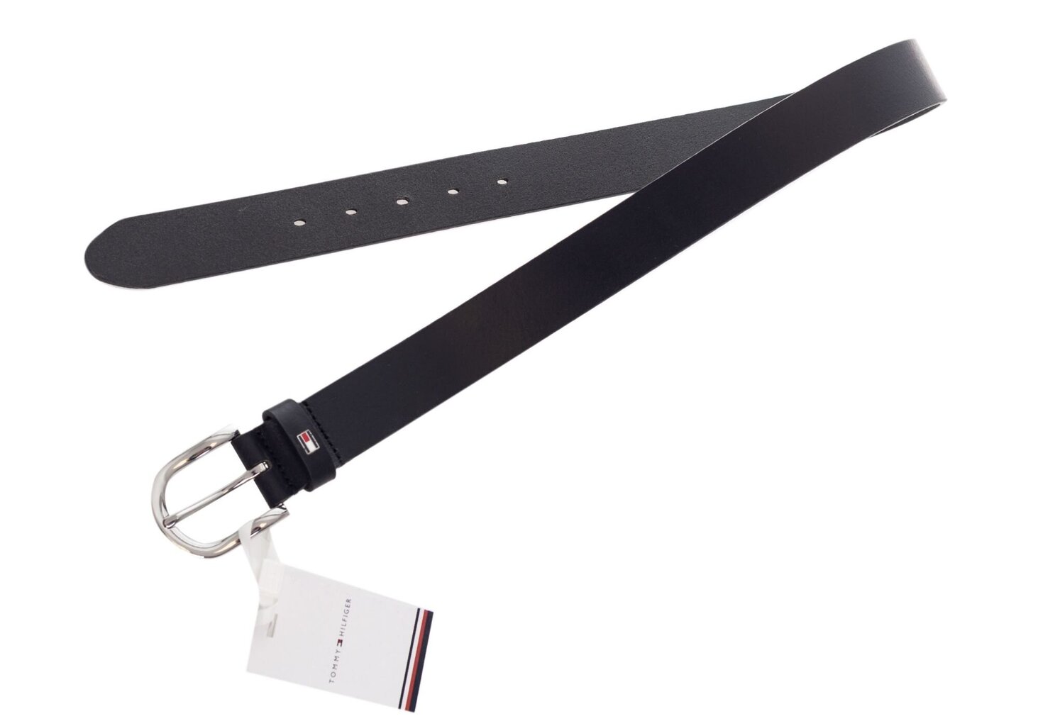 Josta sievietēm Tommy Hilfiger 3,5 cm NEW DANNY BELT BLACK WW0WW11590 017 19268 cena un informācija | Sieviešu jostas | 220.lv