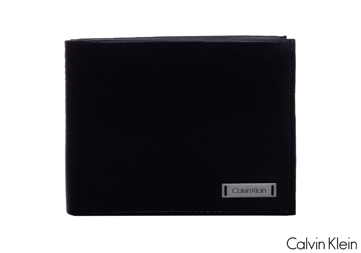 Maks vīriešiem Calvin Klein SMOOTH PLAQUE 5 CC BLACK K50K504299 001 35821 cena un informācija | Vīriešu maki, karšu maki | 220.lv