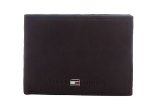 Vīriešu maks TOMMY HILFIGER JOHNSON MINI CC FLAP COIN POCKET BROWN AM0AM00662 041 35709 цена и информация | Мужские кошельки | 220.lv