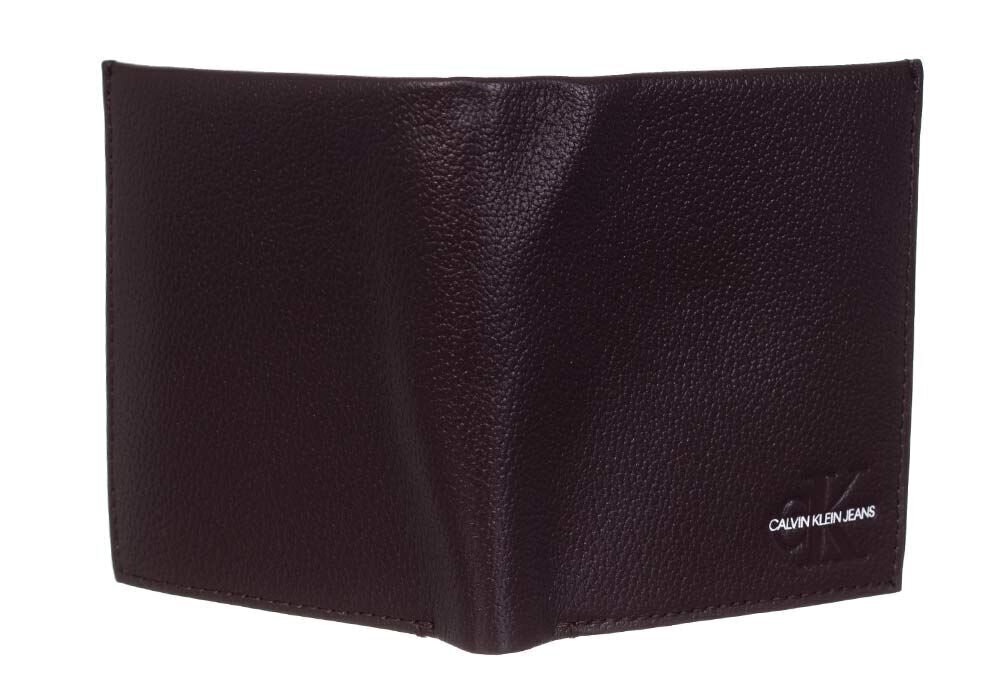 Vīriešu maks Calvin Klein MICRO PEBBLE SMALL N/S TRIFOLD BROWN K50K507227 BAP 36937 cena un informācija | Vīriešu maki, karšu maki | 220.lv