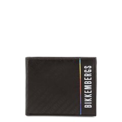 Maks vīriešiem Bikkembergs - E2CPME3H3043 73066 E2CPME3H3043_999BLACK цена и информация | Мужские кошельки | 220.lv