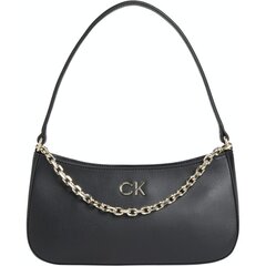 Rokassomiņa CALVIN KLEIN RE-LOCK SHOULDER BAG W CHAIN K60K609400 BAX cena un informācija | Sieviešu somas | 220.lv