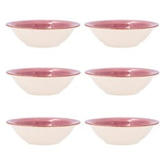Чаша Quid Vita Розовый, Керамика 6 штук (18 cm) цена и информация | Посуда, тарелки, обеденные сервизы | 220.lv