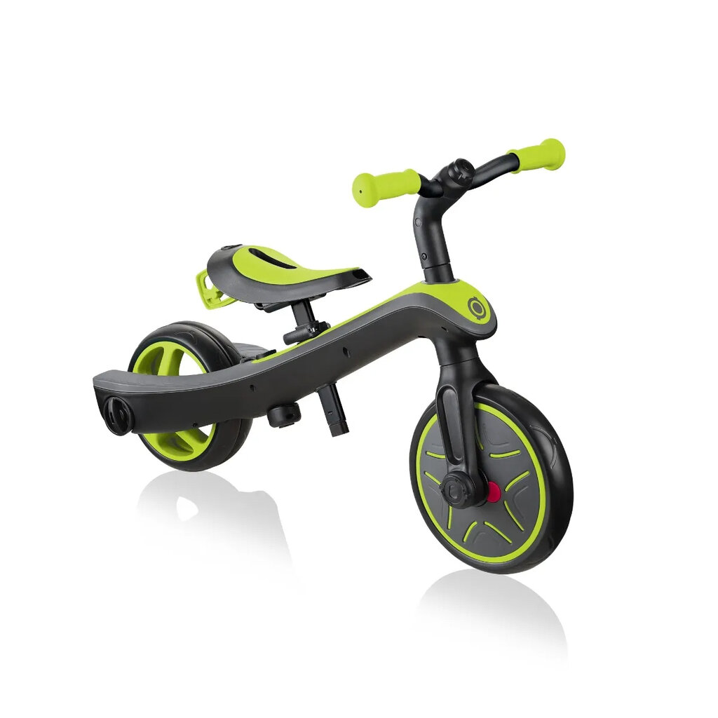 Trīsritenis Globber Explorer Trike 2in1, zaļš, 630-106 цена и информация | Trīsriteņi | 220.lv