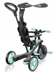 Trīsritenis Globber Trike Explorer 4in1, piparmētru krāsā цена и информация | Трехколесные велосипеды | 220.lv