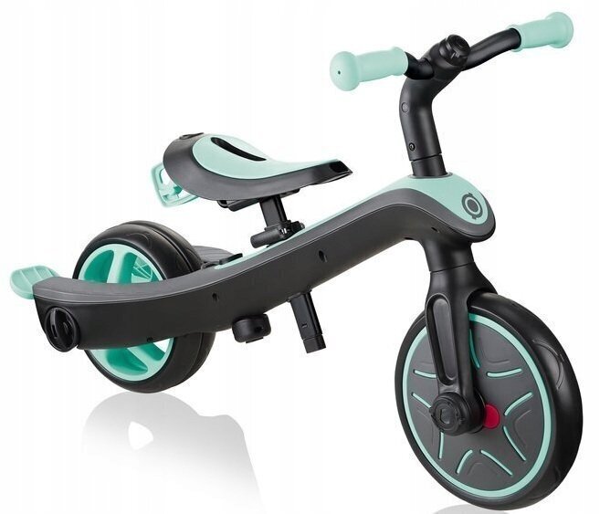 Trīsritenis Globber Trike Explorer 4in1, piparmētru krāsā цена и информация | Trīsriteņi | 220.lv