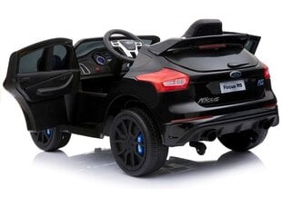 Детский электромобиль Ford Focus RS, черный лакированный цена и информация | Электромобили для детей | 220.lv