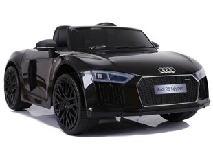 Vienvietīgs elektromobilis bērniem Big Audi R8 JJ2198, melns цена и информация | Электромобили для детей | 220.lv