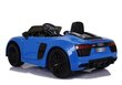 Vienvietīgs elektromobilis bērniem Big Audi R8 JJ2198, zils cena un informācija | Bērnu elektroauto | 220.lv