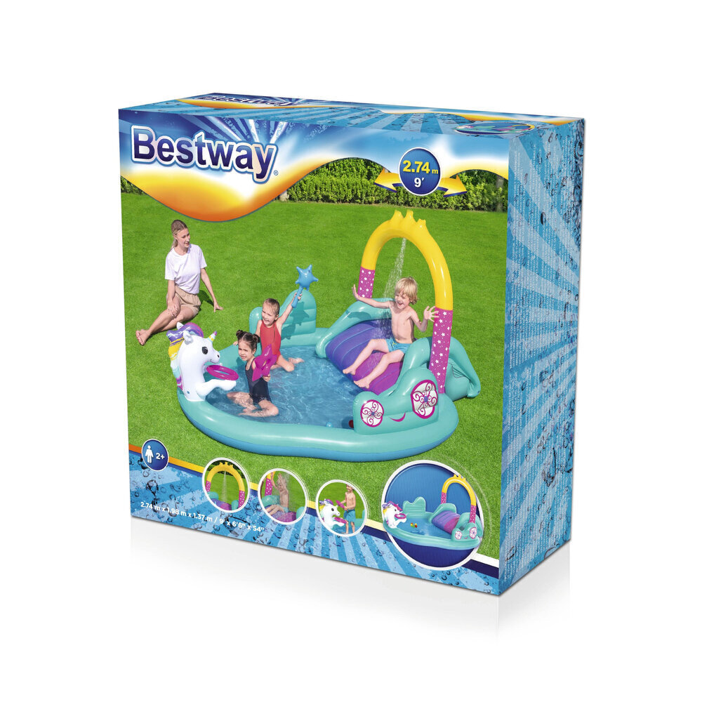 Bestway piepūšamais rotaļu laukums 274 x 198 x 137 cm cena un informācija | Piepūšamās rotaļlietas un pludmales preces | 220.lv