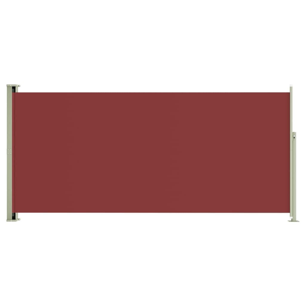 vidaXL izvelkama sānu markīze, sarkana, 140x300 cm cena un informācija | Saulessargi, markīzes un statīvi | 220.lv