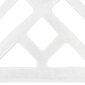 vidaXL saulessarga pamatne, balta, 44x44x31 cm, čuguns cena un informācija | Saulessargi, markīzes un statīvi | 220.lv
