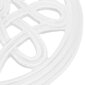 vidaXL saulessarga pamatne, balta, 40x40x32 cm, čuguns cena un informācija | Saulessargi, markīzes un statīvi | 220.lv