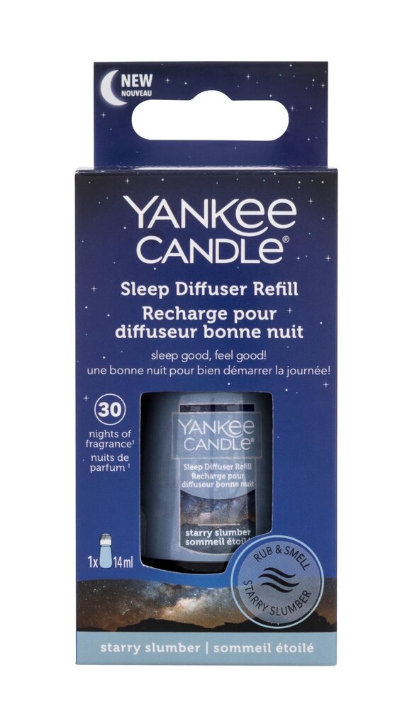 Miega difuzora papildinājums Yankee Candle Starry Slumber, 14 ml цена и информация | Mājas aromāti | 220.lv