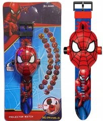 3D часы Spiderman с проектором цена и информация | Аксессуары для детей  | 220.lv