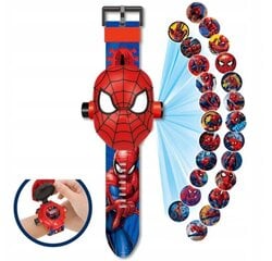 3D часы Spiderman с проектором цена и информация | Аксессуары для детей  | 220.lv
