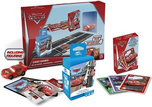 Disney Pixar Cars— kāršu spēļu dāvanu komplekts + Makvīna kolekcionējama figūra цена и информация | Настольные игры, головоломки | 220.lv