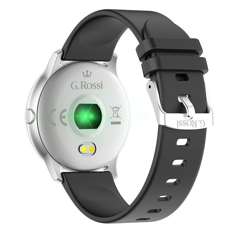 G. Rossi SW010 Silver/Black cena un informācija | Viedpulksteņi (smartwatch) | 220.lv