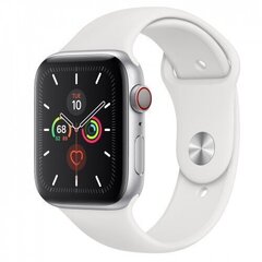 Apple Watch Series 5 44 мм GPS + Cellular, Stainless Steel Silver (подержанный, состояние A) цена и информация | Смарт-часы (smartwatch) | 220.lv