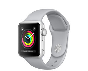 Apple Watch Series 3 38mm GPS, серебристый (подержанный, состояние A) цена и информация | Смарт-часы (smartwatch) | 220.lv