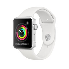 Apple Watch Series 3 42mm Silver Aluminum/Sport Band cena un informācija | Viedpulksteņi (smartwatch) | 220.lv