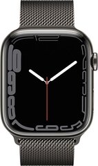 Apple Watch Series 7 45mm GPS + Cellular, зелёный (подержанный, состояние A) цена и информация | Смарт-часы (smartwatch) | 220.lv