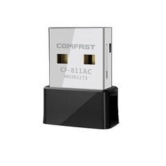 WiFi-USB адаптер, 650 Мбит/с, 2,4 ГГц, 5ГГц цена и информация | Маршрутизаторы (роутеры) | 220.lv