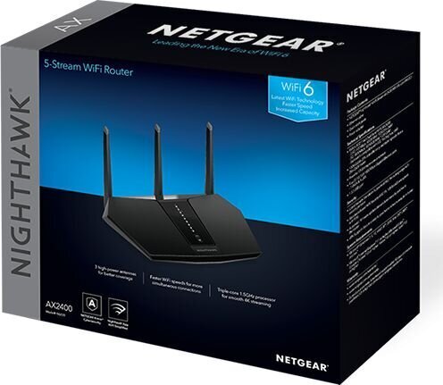 Netgear RAX30-100EUS cena un informācija | Rūteri (maršrutētāji) | 220.lv