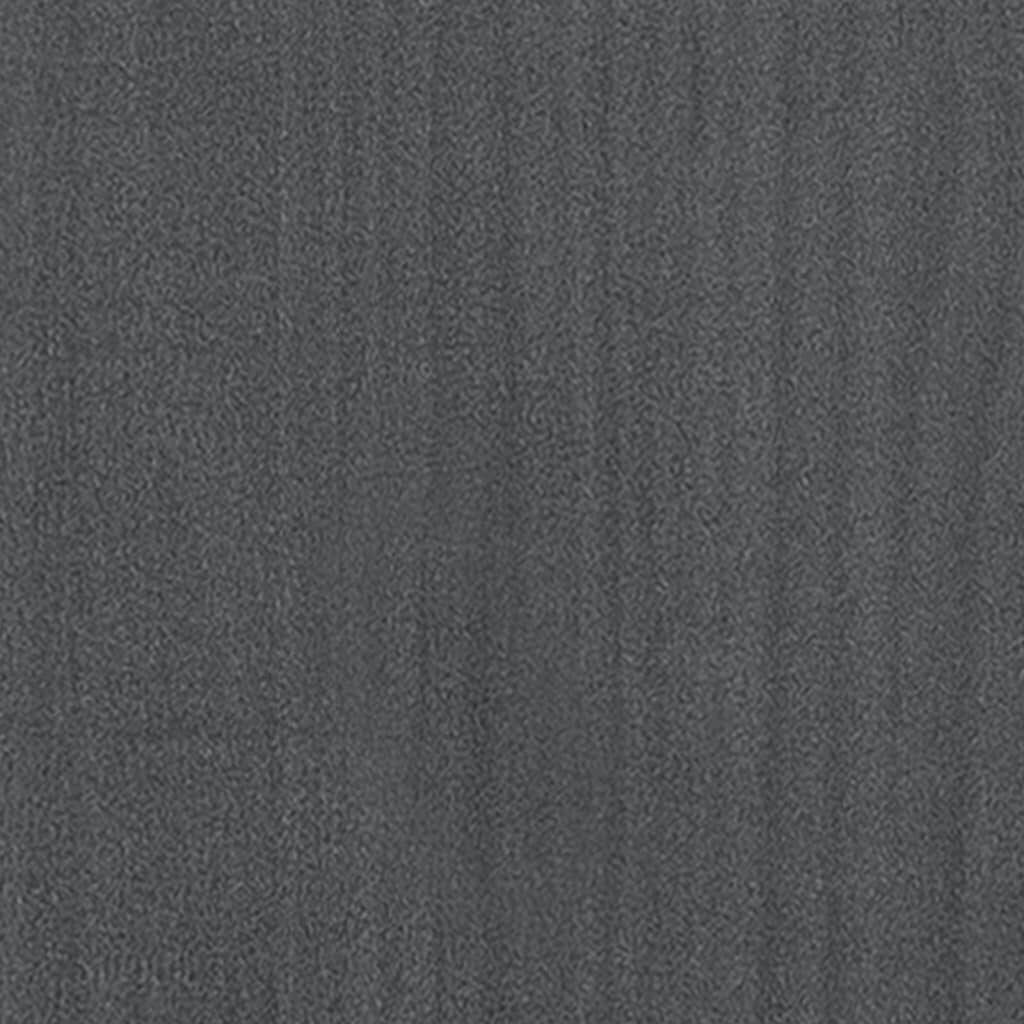 vidaXL naktsskapīši, 2 gab., pelēki, 40x30,5x40 cm, priedes masīvkoks цена и информация | Naktsskapīši | 220.lv