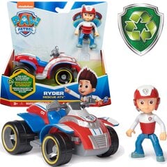 Paw Patrol 2in1 Ryder Quad ATV glābšanas auto un figūriņu eko cena un informācija | Rotaļlietas zēniem | 220.lv